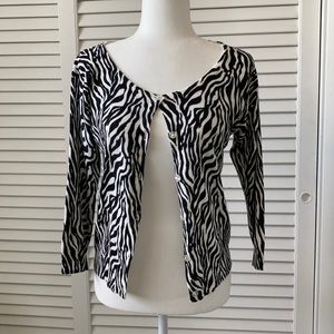 Zebra Cardigan